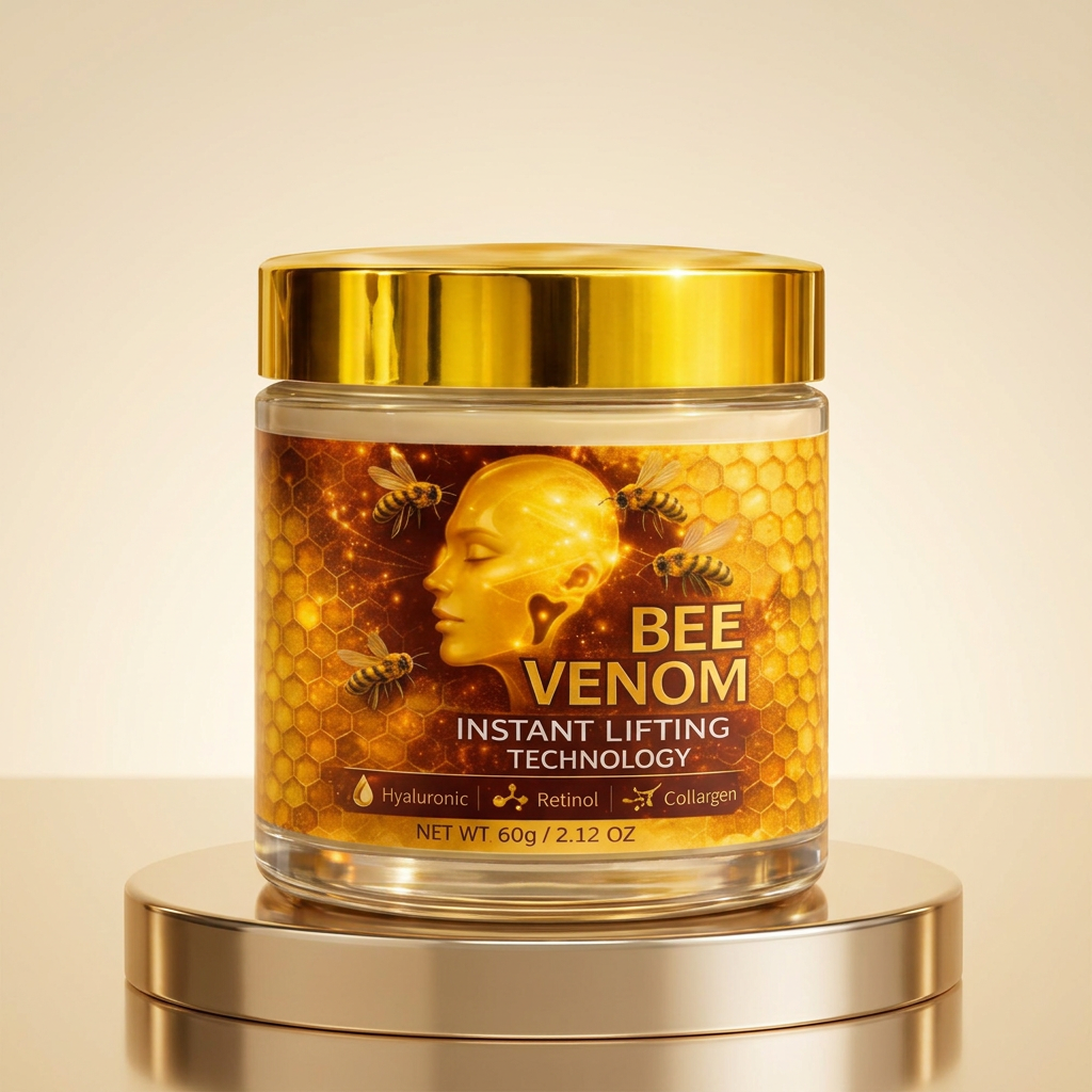 Bee Venom на зеркальном золотом подиуме