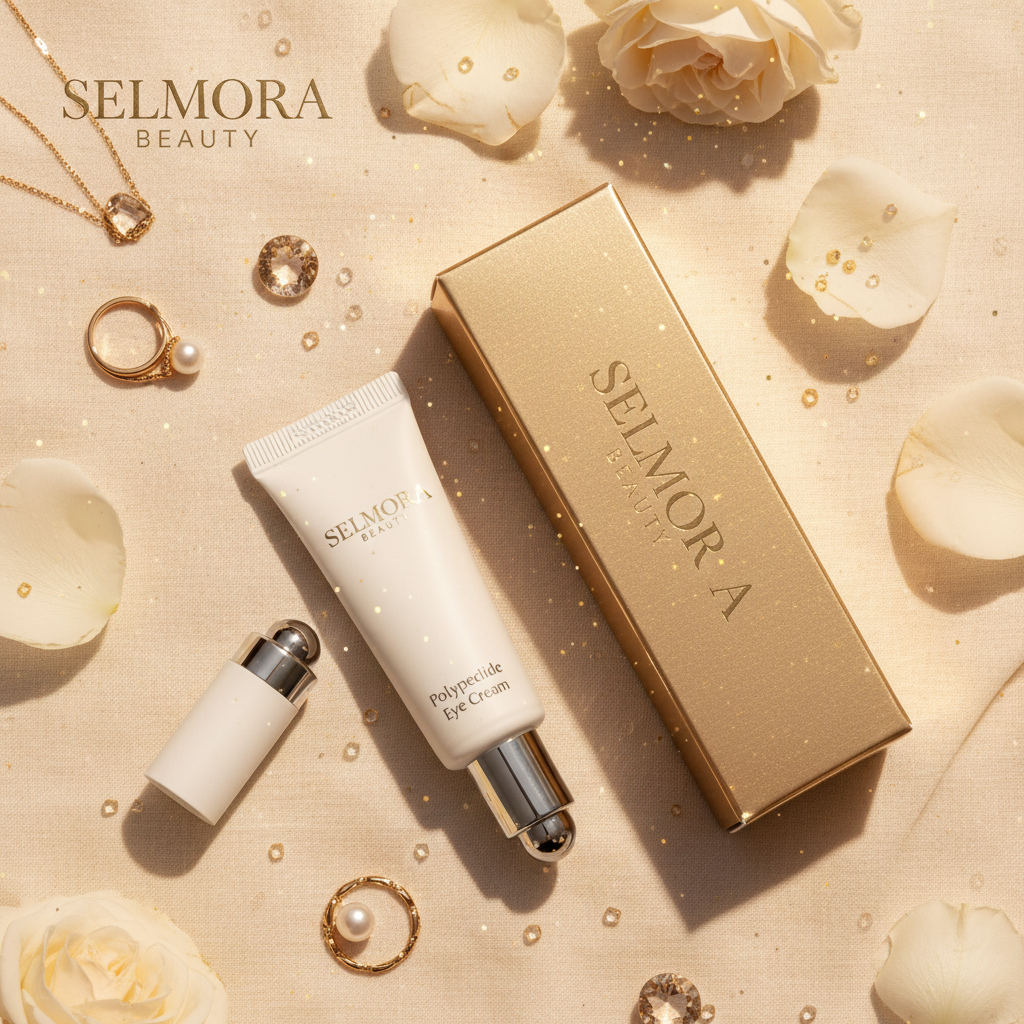 Eye Cream - Flat Lay Roses