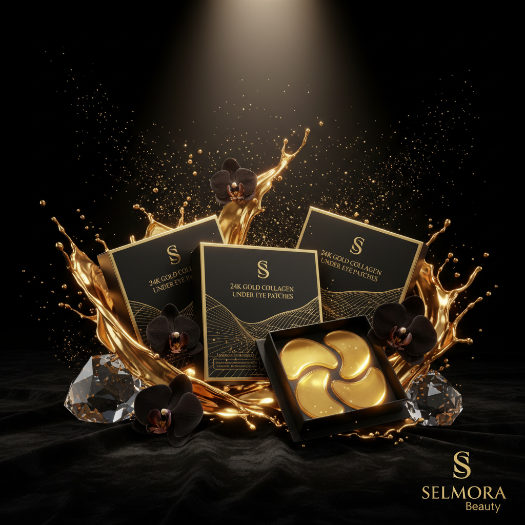 Gold Eye Patches - Bundle Dark Gold