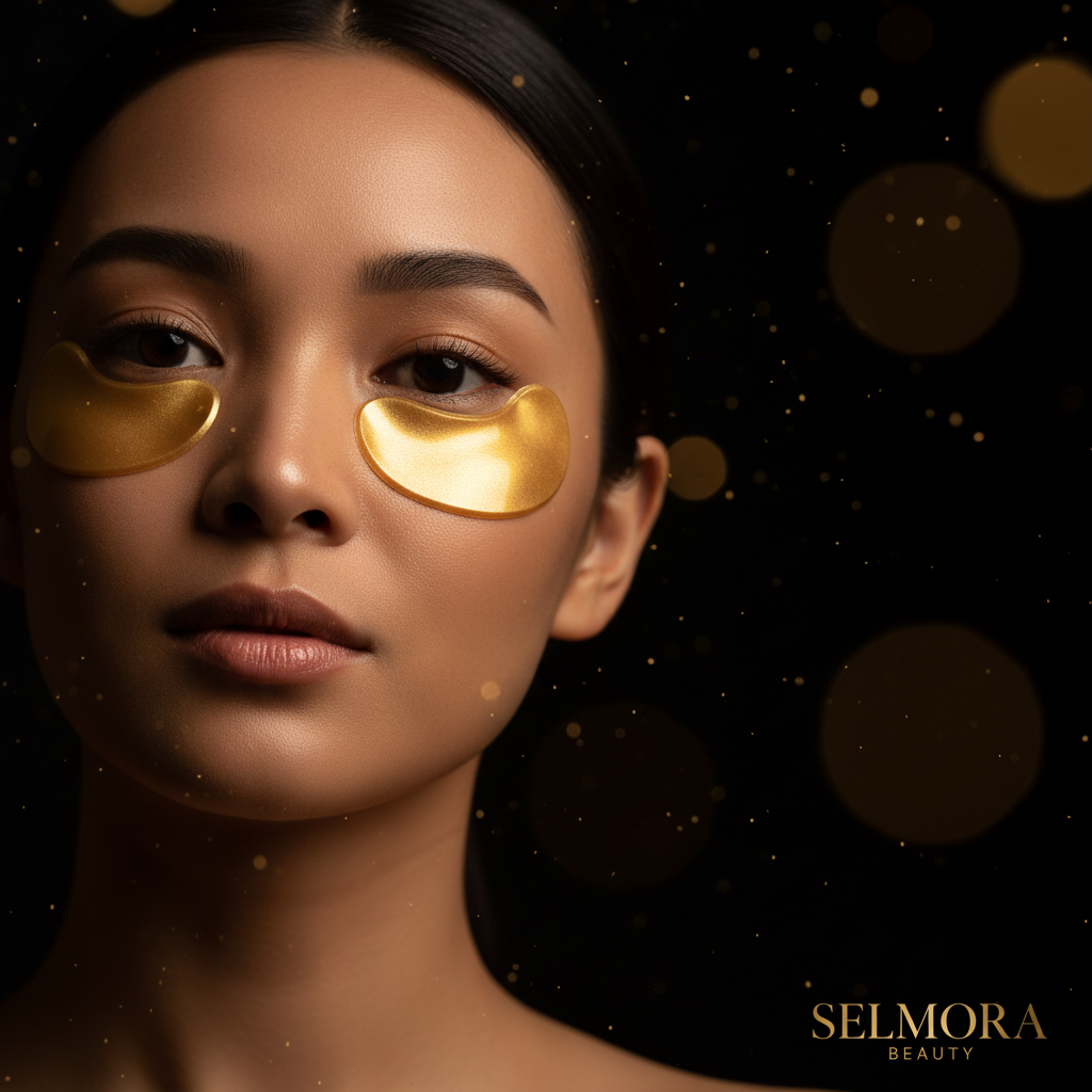 Gold Eye Patches - Editorial