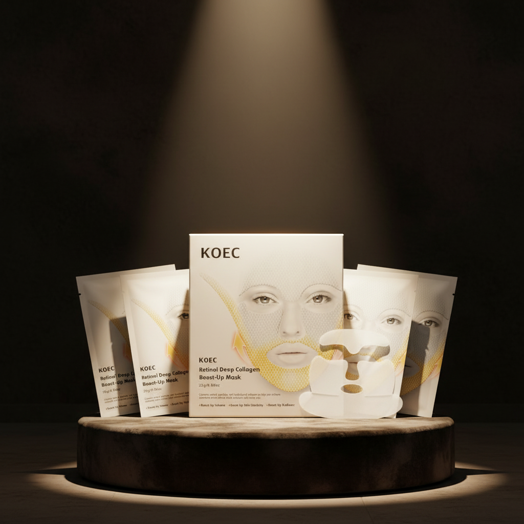KOEC Boost-Up Mask Dark Gold 5