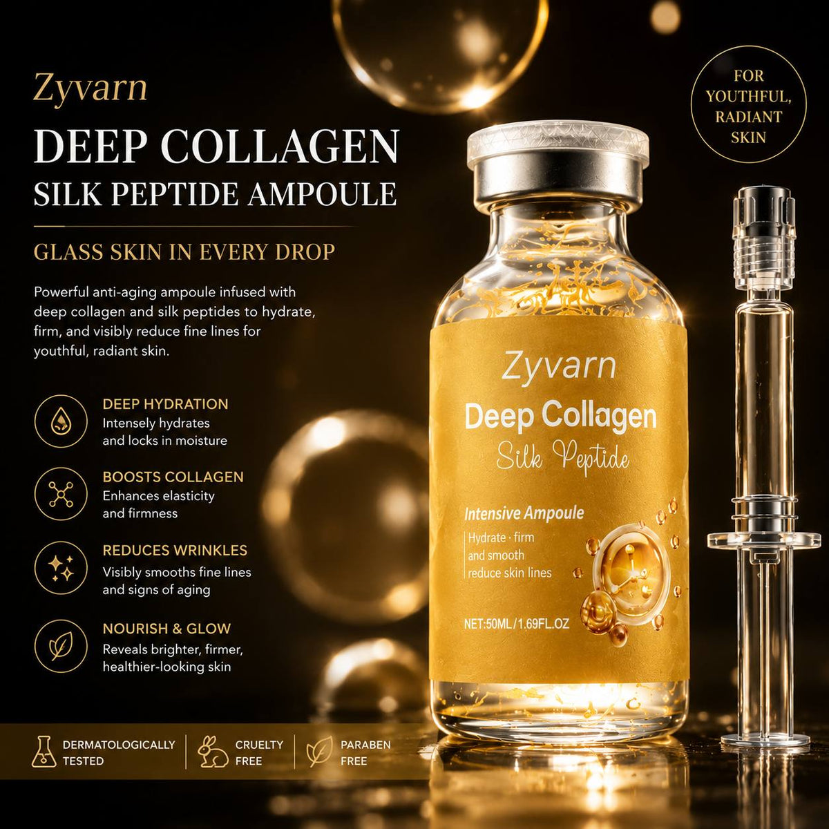 selmorabeauty Collagen Silk Peptide Ampoule